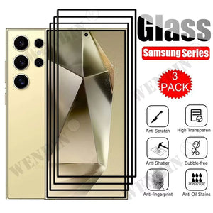 Wire Motif 3-Piece Tempered Glass Screen Protector